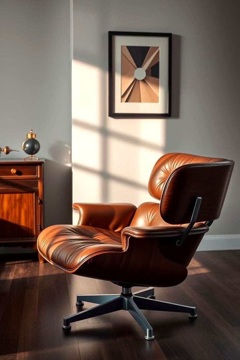 Iconic Eames Lounge Chair - 24 1950s Living Room Ideas