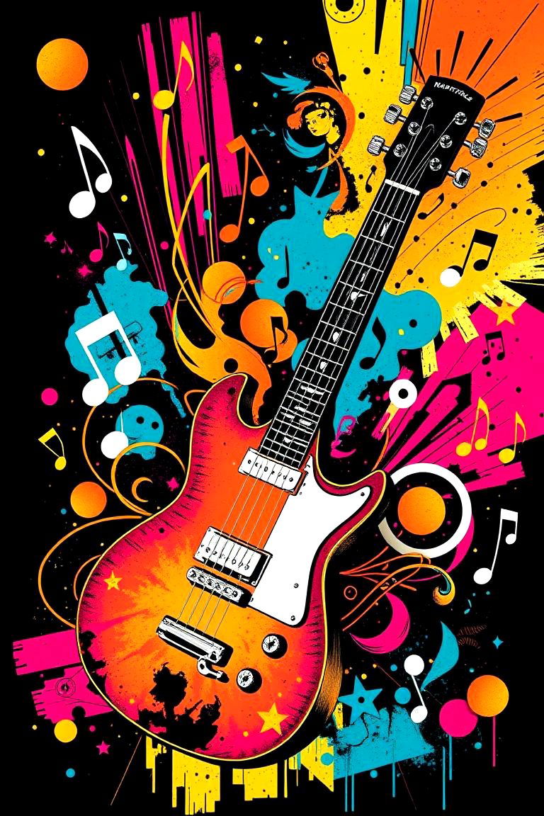 Iconic Music Inspired Prints - 24 Large Wall Art Ideas