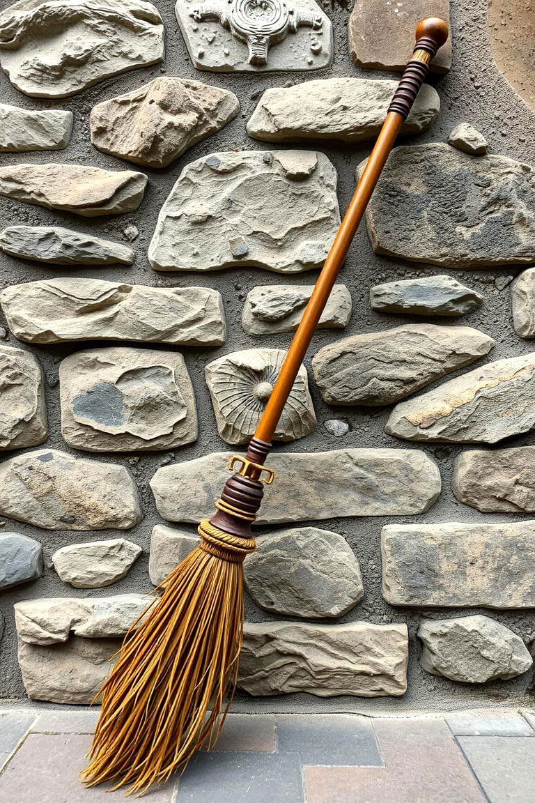 Iconic Quidditch Broomstick Replica - 24 Harry Potter Decor Ideas