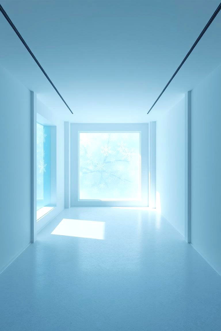Icy Minimalism Ambience - 24 frozen room decor ideas