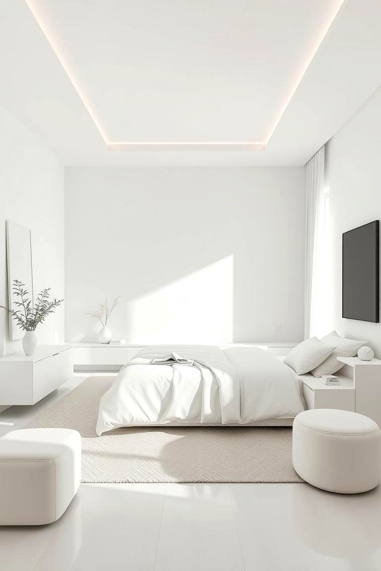 Icy Pastel Modernity - 24 Pastel Bedroom Ideas