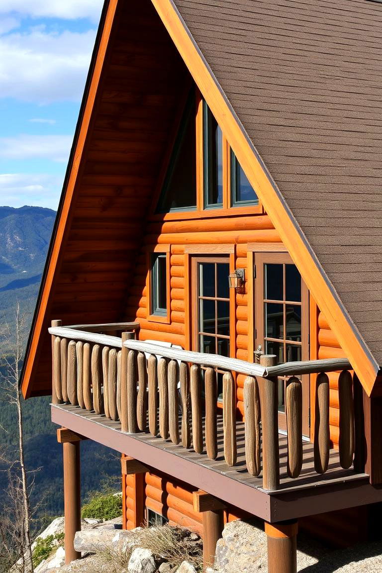 Ideal for Small Families or Couples - 24 a Frame House With Balcony