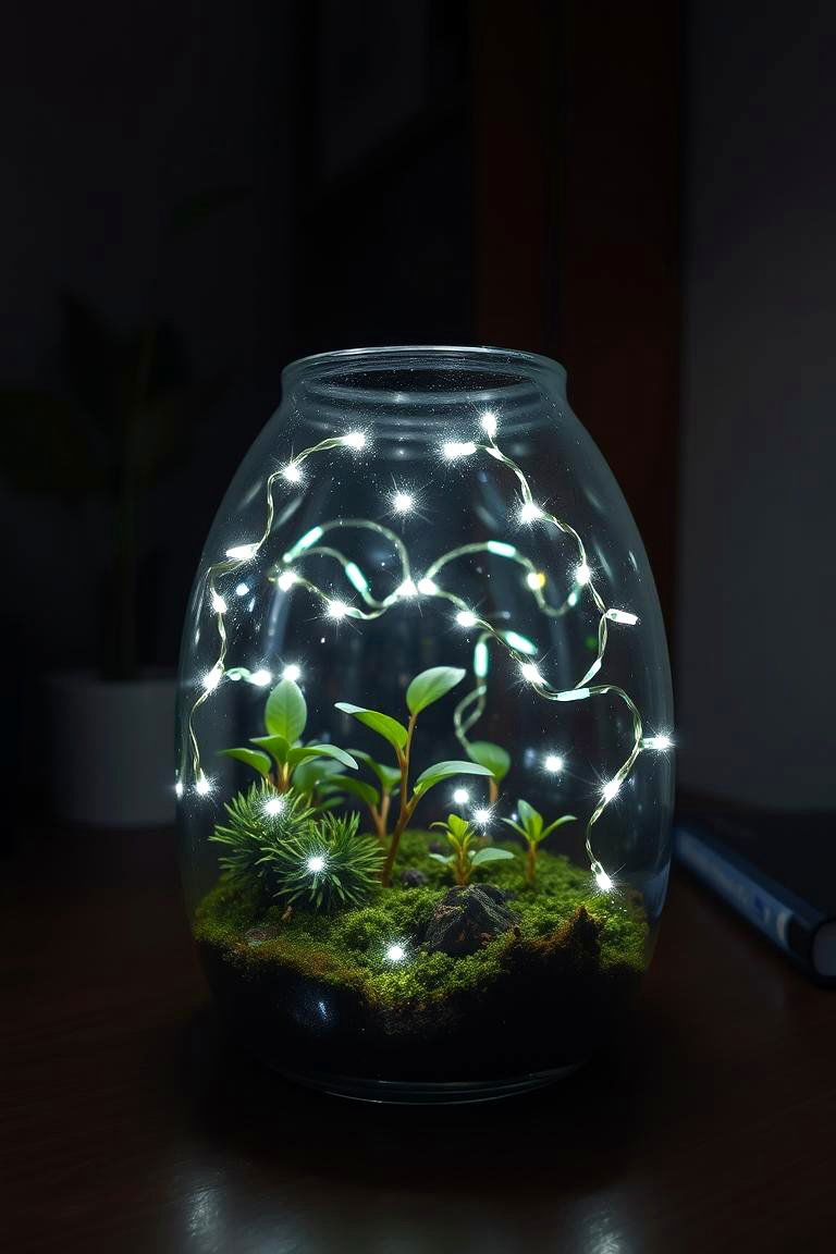 Illuminated Lighted Terrarium - 24 Terrarium Ideas