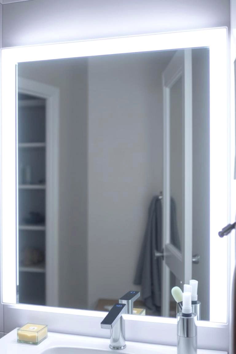 Illuminated Mirrors for Clear Visibility - 24 Bathroom Mirror Ideas
