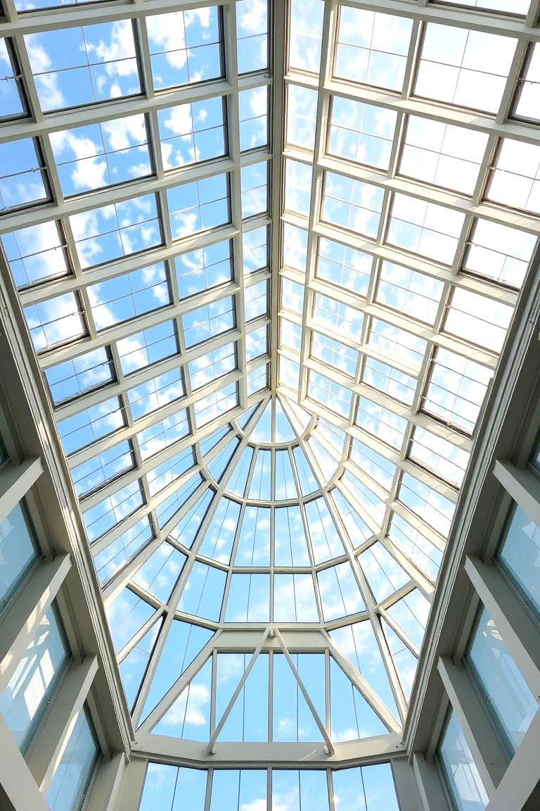Illuminated Skylight Canopy - 24 Cathedral Ceiling Ideas