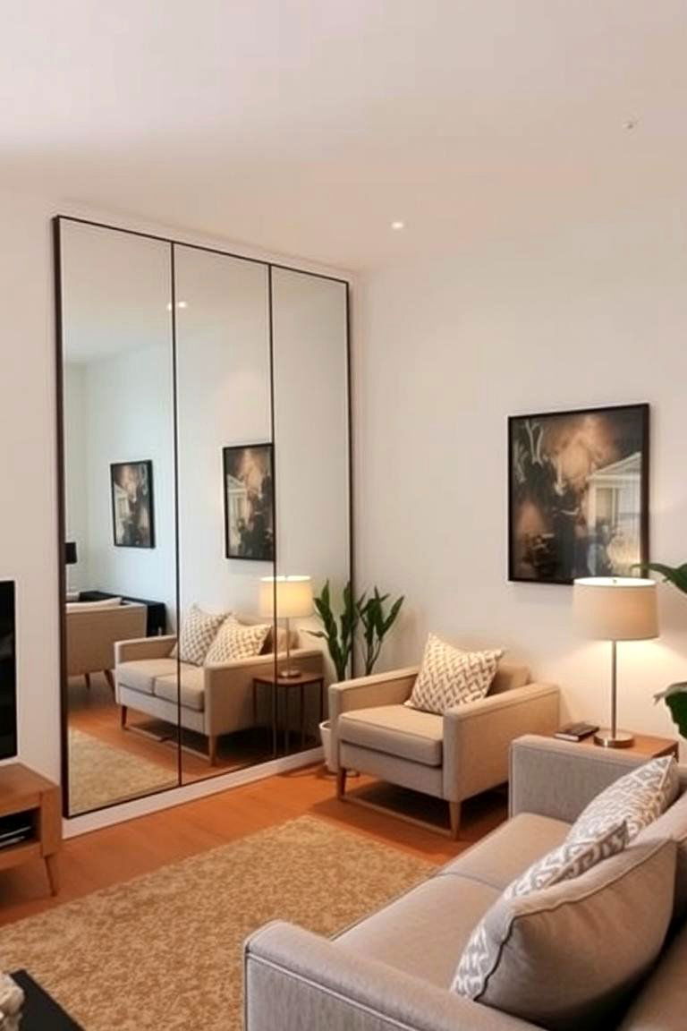 Illusion of Space with Mirrors - 24 Living Room Mirror Ideas
