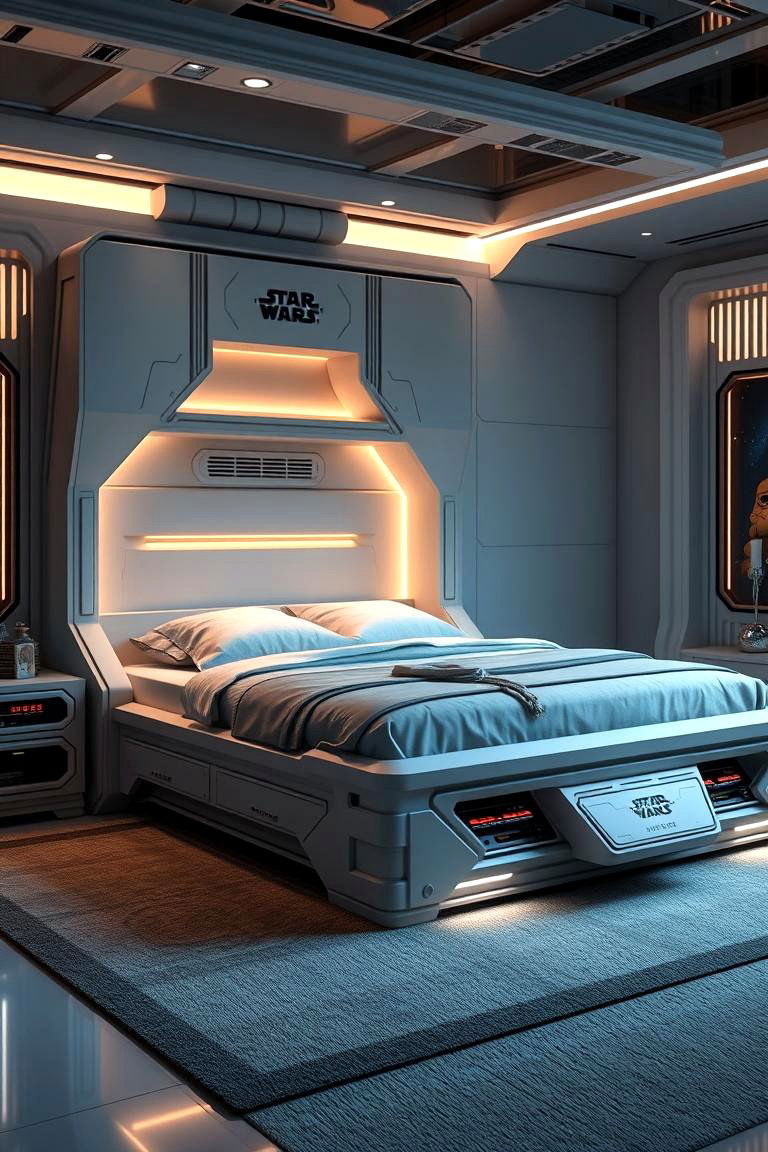 Imperial Command Bed - 24 Star Wars Nursery Ideas