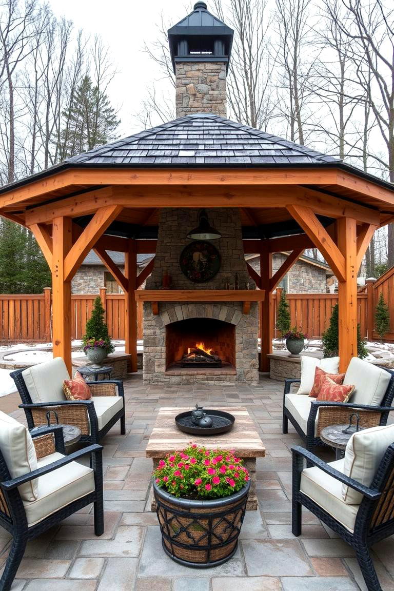 Implementing a Plan for Regular Maintenance and Care - 24 Gazebo With Fireplace