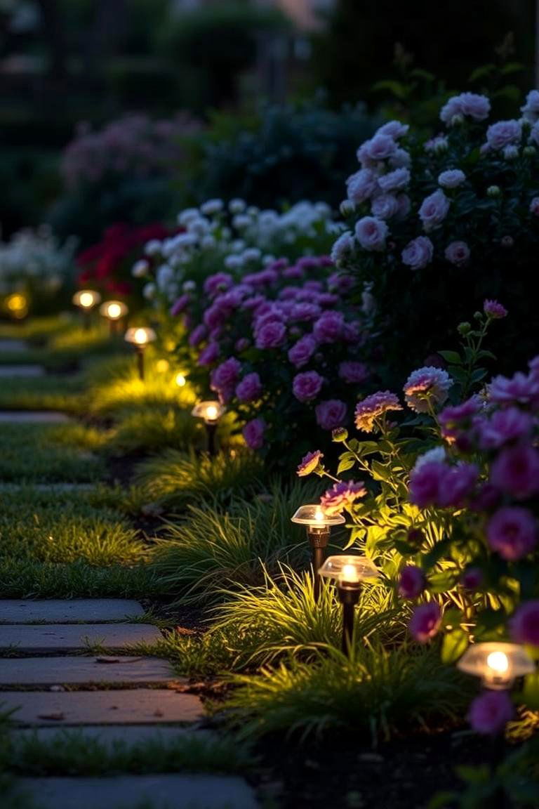 In Ground Lights for Subtle Elegance - 24 Backyard Lighting Ideas
