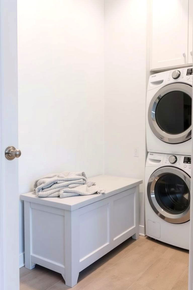 Include Comfortable Seating - 24 Laundry Room Decor Ideas
