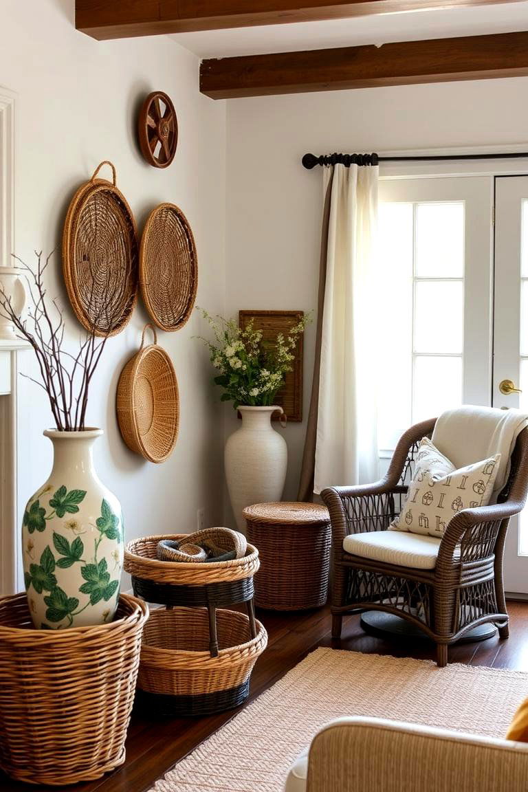 Include Handmade Items for Authenticity - 24 Cottage Living Room Ideas