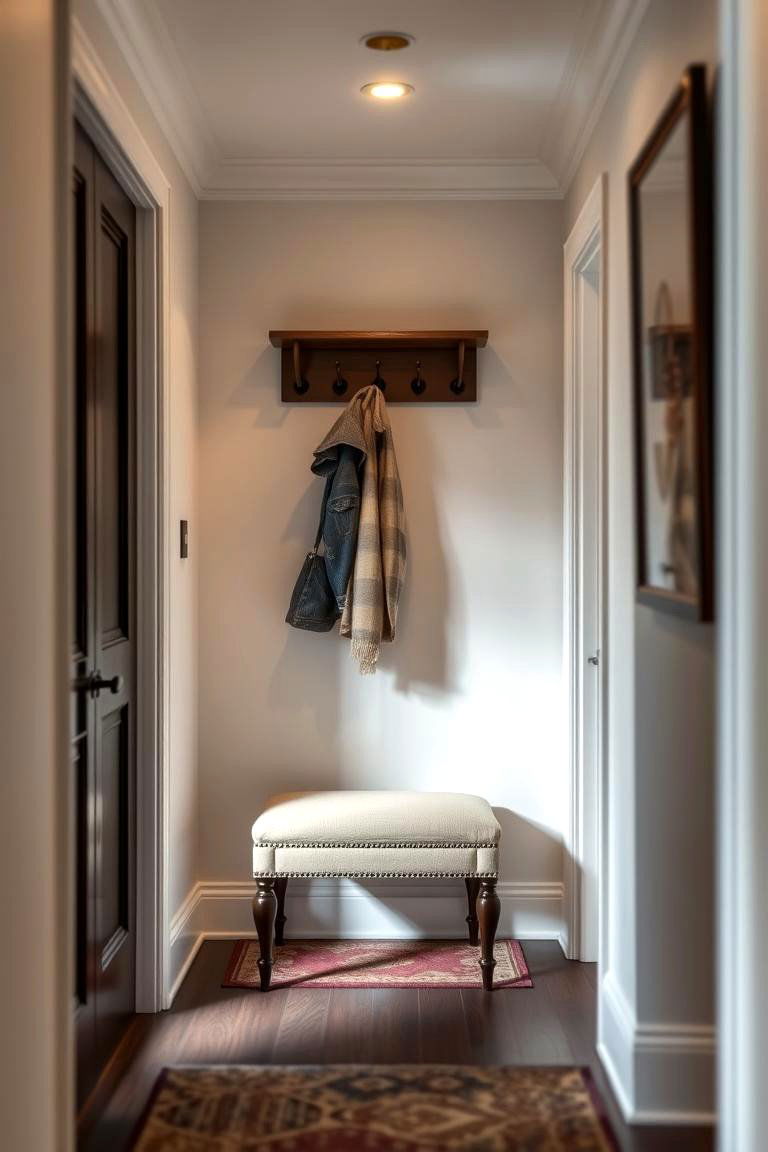 Include a Bench for Function and Comfort - 24 Hallway Ideas