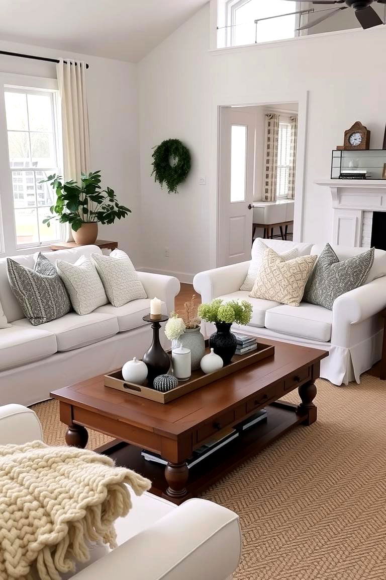 Incorporate Cozy and Inviting Textiles - 24 Simple Living Room Ideas