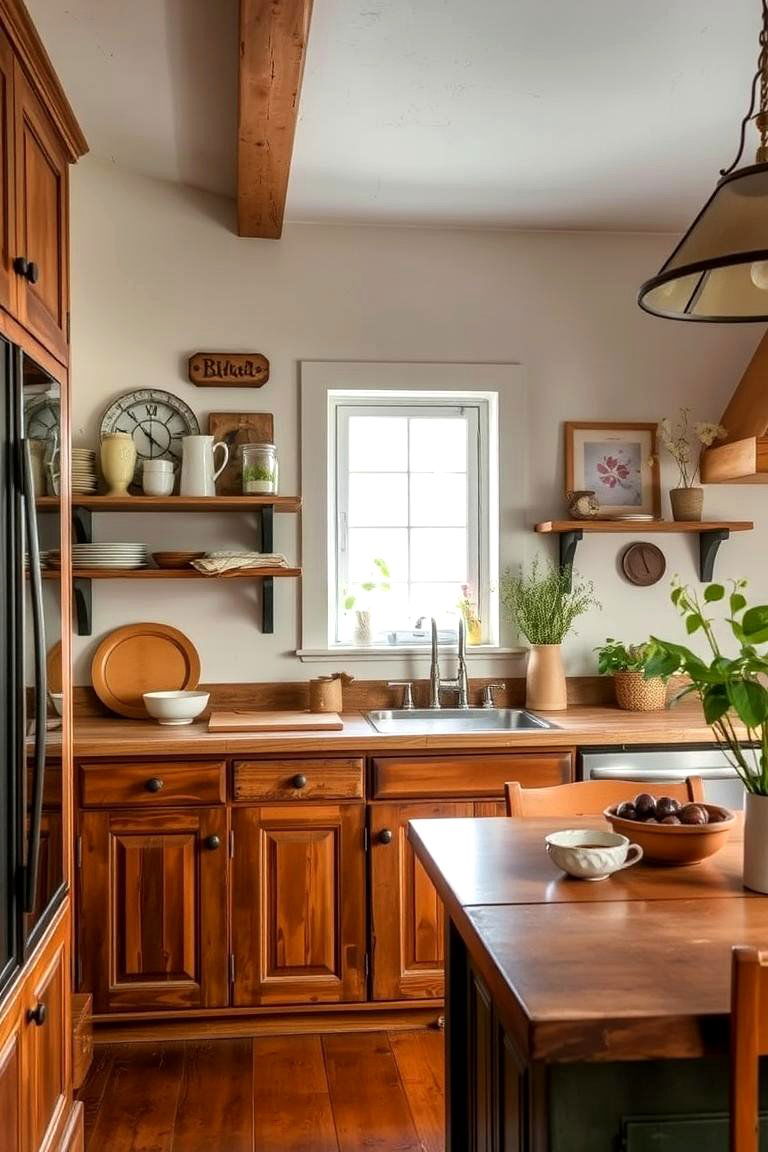 Incorporate French Antique Mirrors - 24 French Country Kitchen Ideas