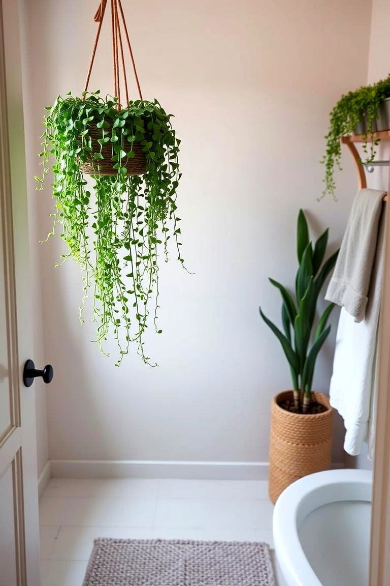 Incorporate Greenery - 24 Bathroom Decor Ideas
