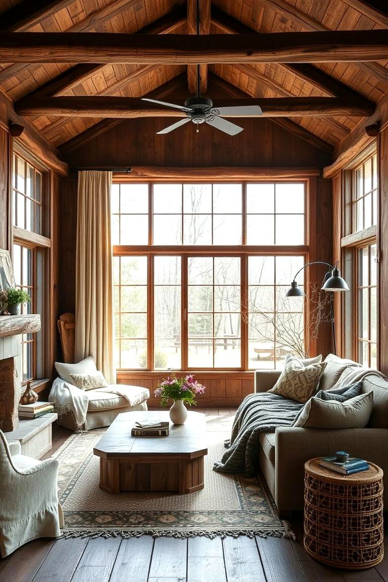 Incorporate Handcrafted Items - 24 Small Rustic Living Room Ideas