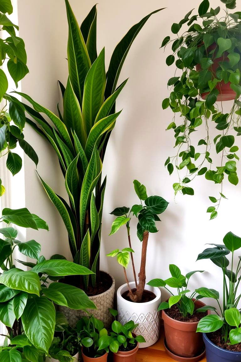 Incorporate Indoor Plants - 24 Apartment Decorating Ideas