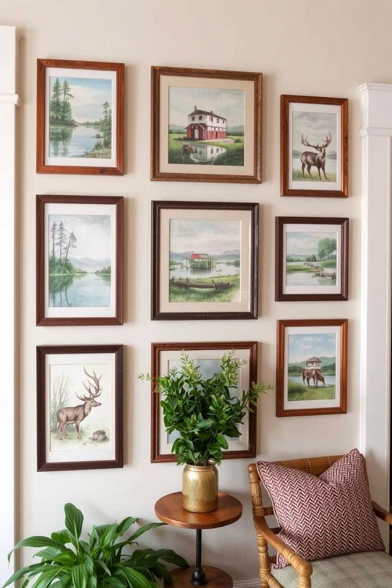 Incorporate Lake Themed Artwork and Decor - 24 Lake House Decorating Ideas