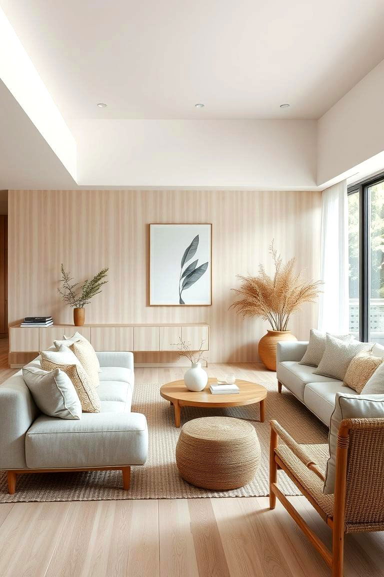 Incorporate Meaningful Personal Touches - 24 Japandi Living Room Ideas