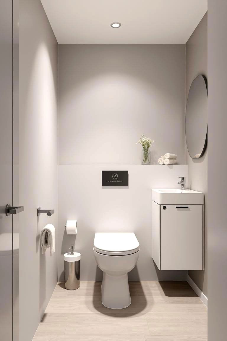 Incorporate Minimalist Sanitaryware - 24 Scandinavian Bathroom Ideas