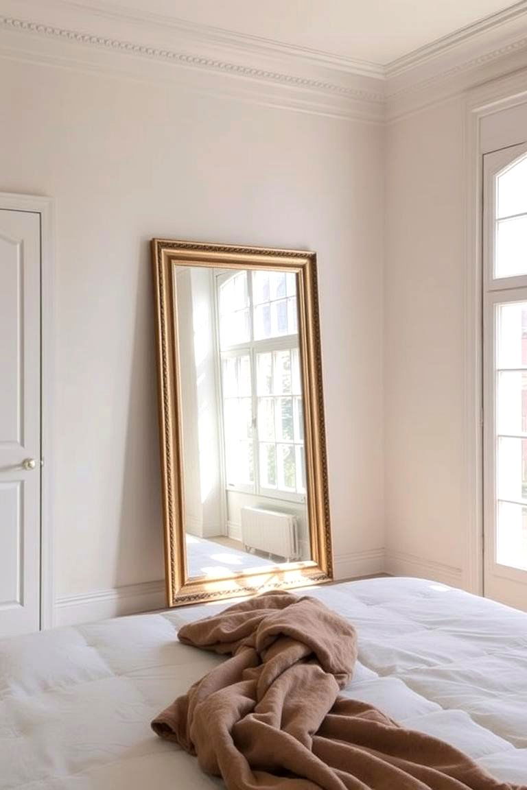 Incorporate Mirrors Strategically - 24 Relaxing Bedroom Ideas