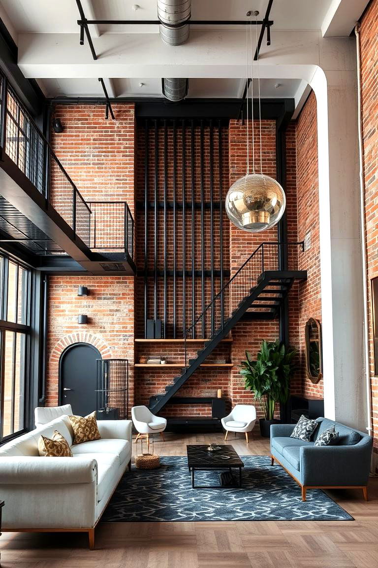 Incorporate Modern Industrial Touches - 24 small apartment decorating ideas