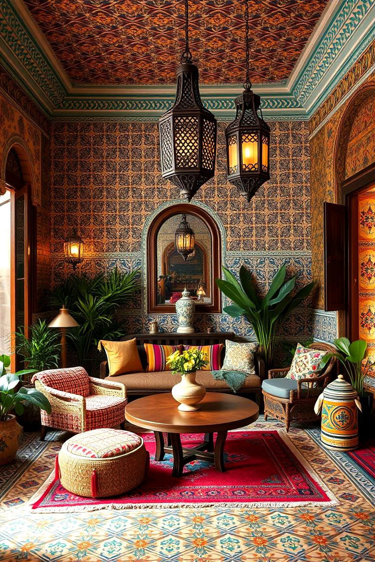 Incorporate Moroccan Inspired Decor - 24 Small Boho Bedroom Ideas
