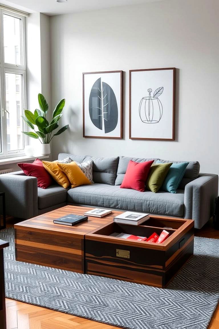 Incorporate Multi Functional Furniture for Versatility - 24 Townhouse Interior Design Ideas
