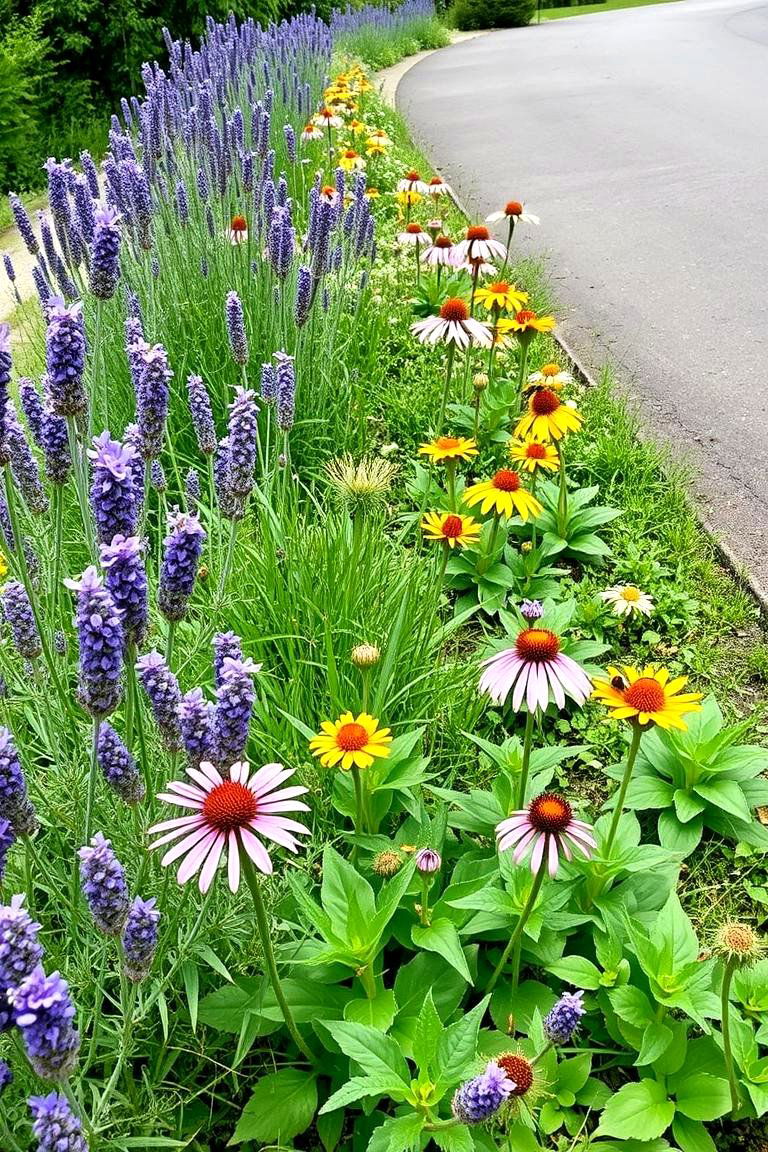Incorporate Native Plants - 24 Driveway Landscape Ideas