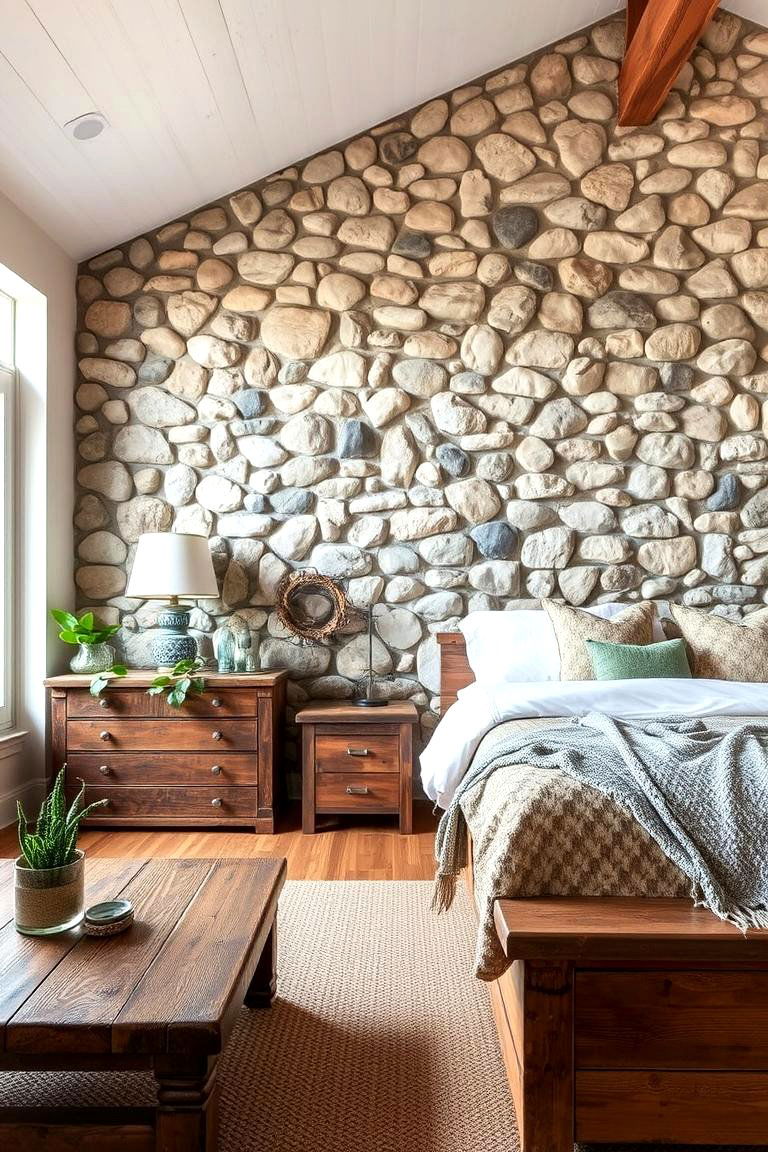 Incorporate Natural Elements - 24 Farmhouse Bedroom Ideas