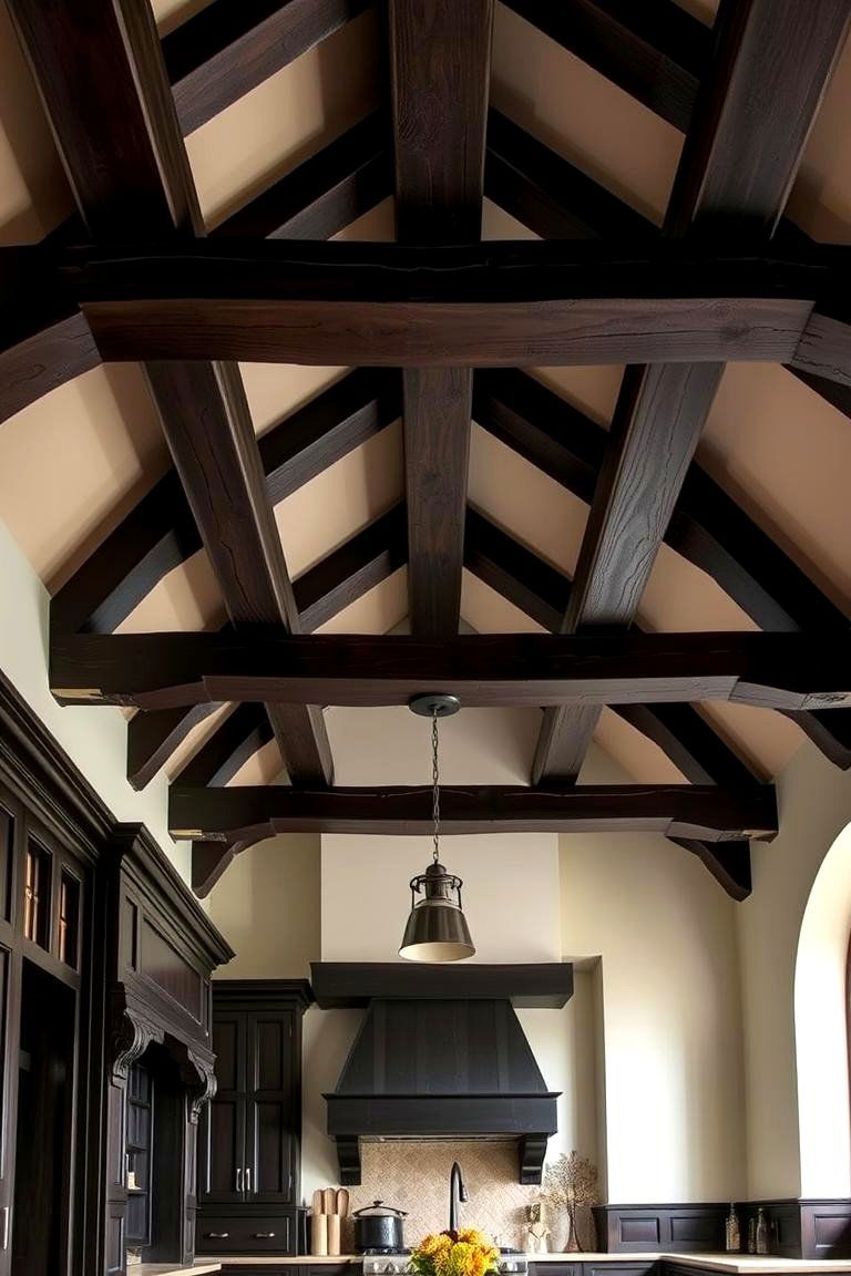 Incorporate Natural Wood Elements - 24 Gothic Kitchen Ideas
