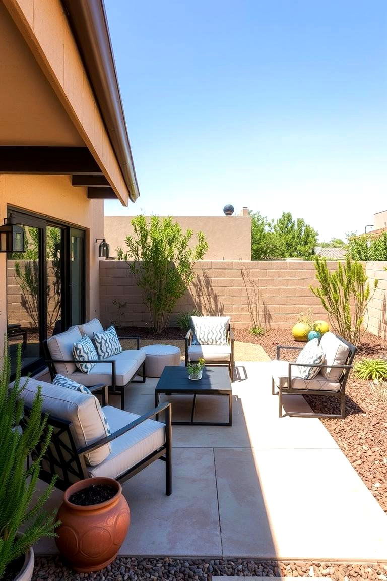 Incorporate Outdoor Living Spaces - 24 Xeriscape Ideas