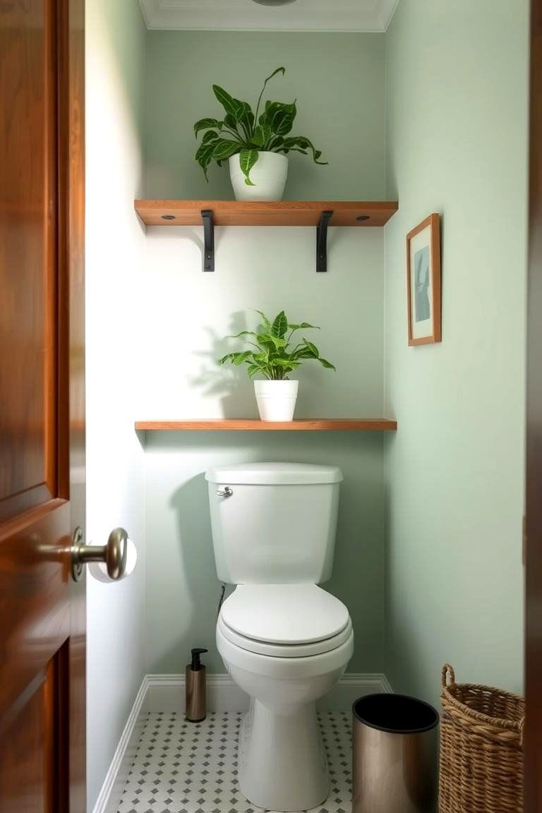 Incorporate Plants - 24 Small Ensuite Design Ideas