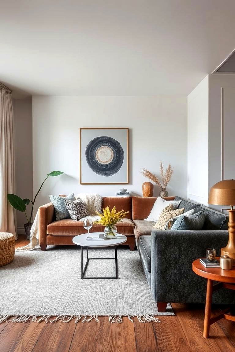 Incorporate Textural Elements for Depth and Warmth - 24 Townhouse Interior Design Ideas