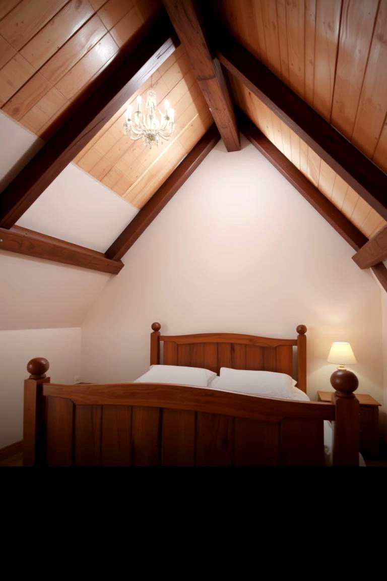 Incorporate Wooden Beams for a Rustic Feel - 24 Attic Bedroom Ideas
