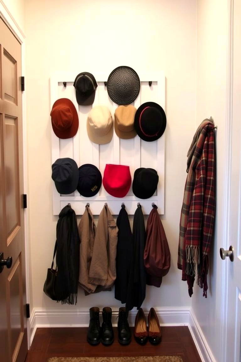 Incorporate a Coat Rack with Storage - 24 Entryway Wall Ideas