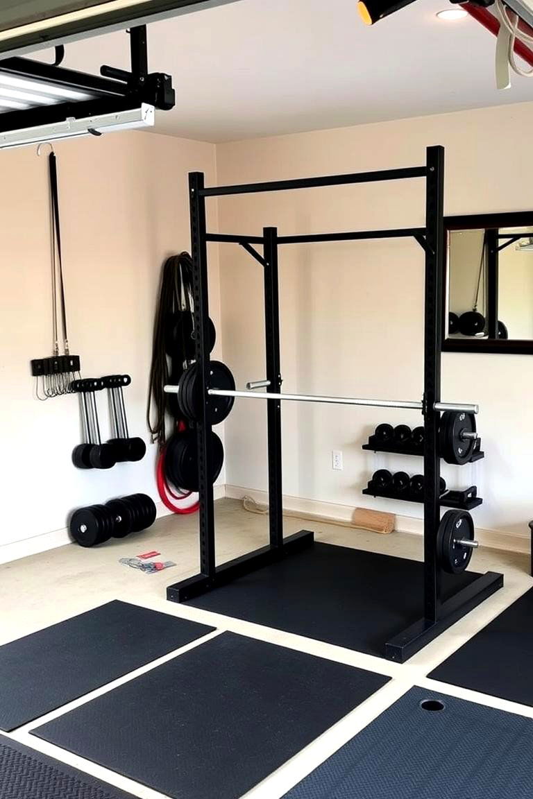 Incorporate a Home Gym - 24 Garage Makeover Ideas
