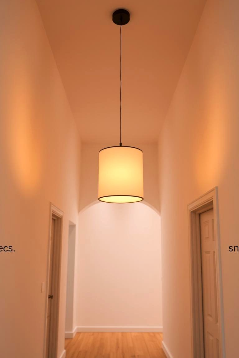 Incorporate a Light Fixture with Personality - 24 Hallway Ideas