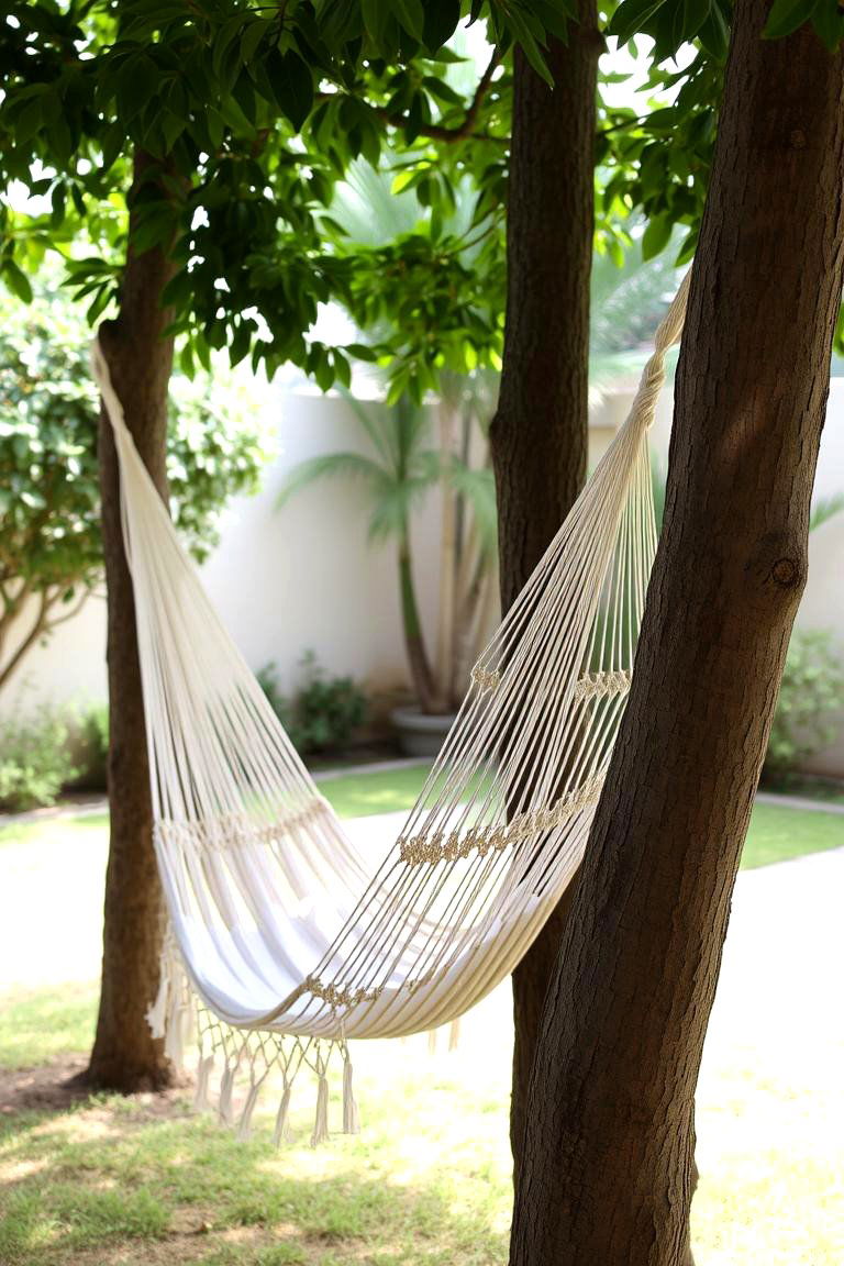 Incorporate a Swing or Hammock - 24 Courtyard Ideas