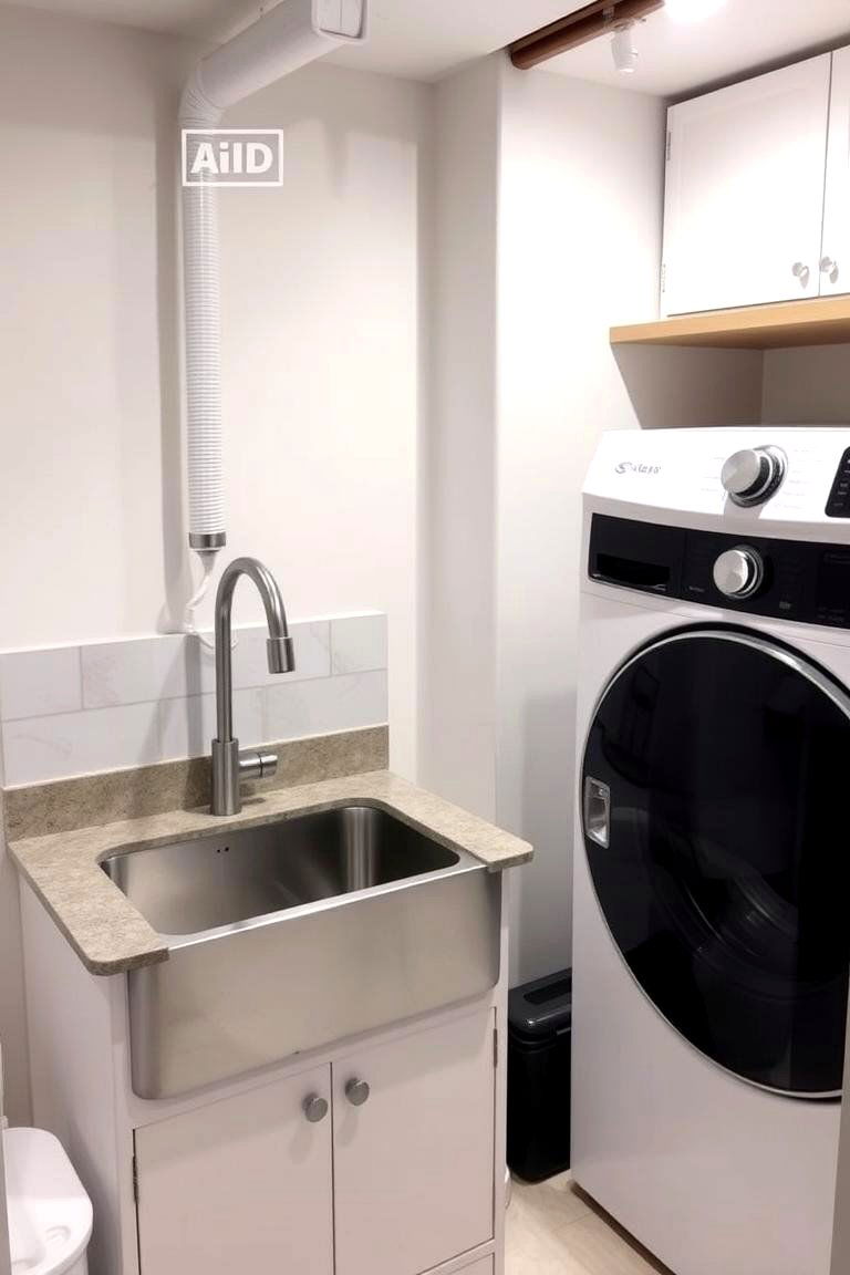 Incorporate a Utility Sink for Convenience - 24 basement laundry room ideas