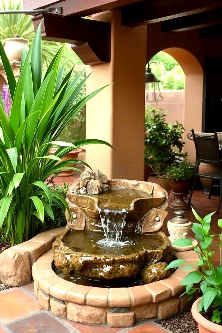 Incorporate a Water Feature Optional - 24 Mexican Kitchen Ideas