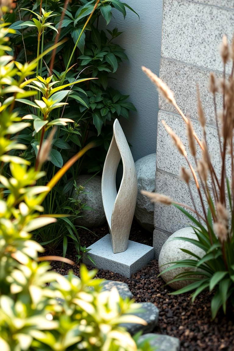 Incorporating Artwork or Sculptures - 24 Memorial Garden Ideas