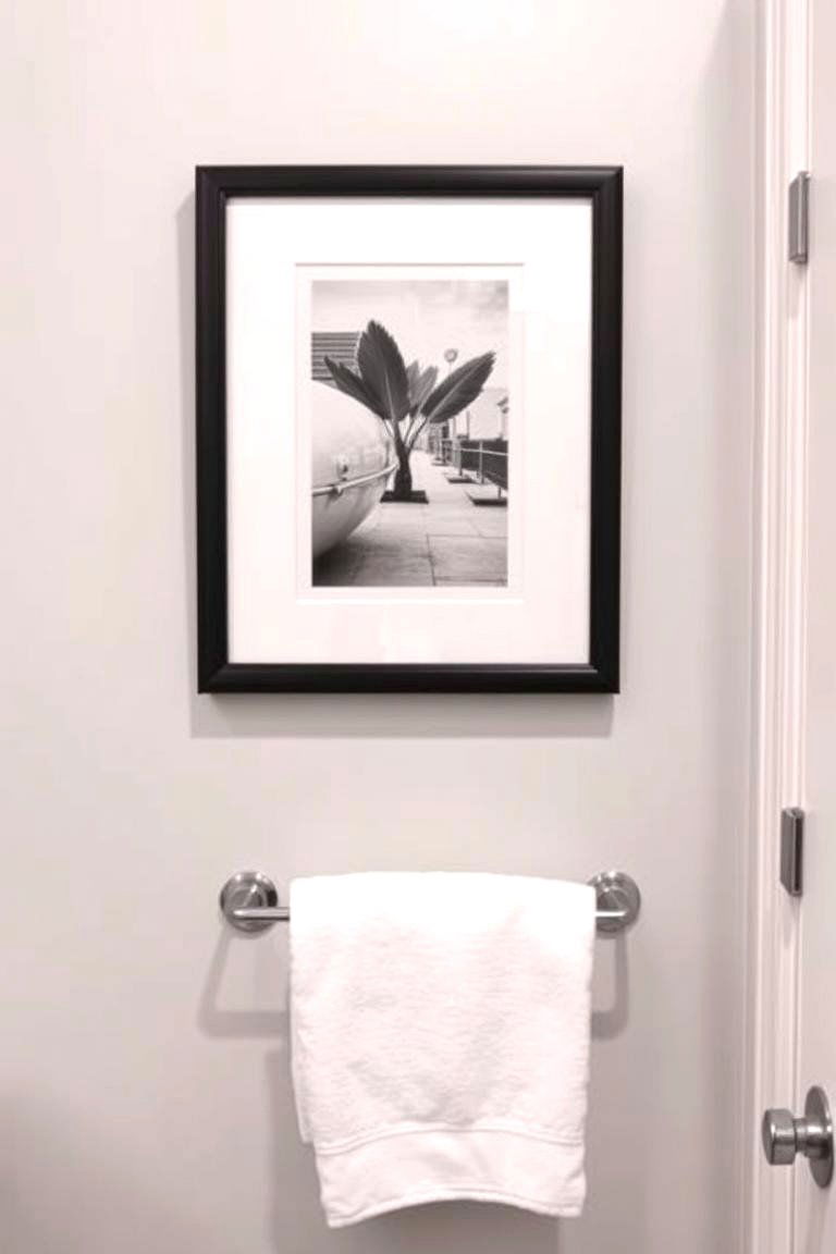 Incorporating Artwork - 24 Neutral Bathroom Ideas
