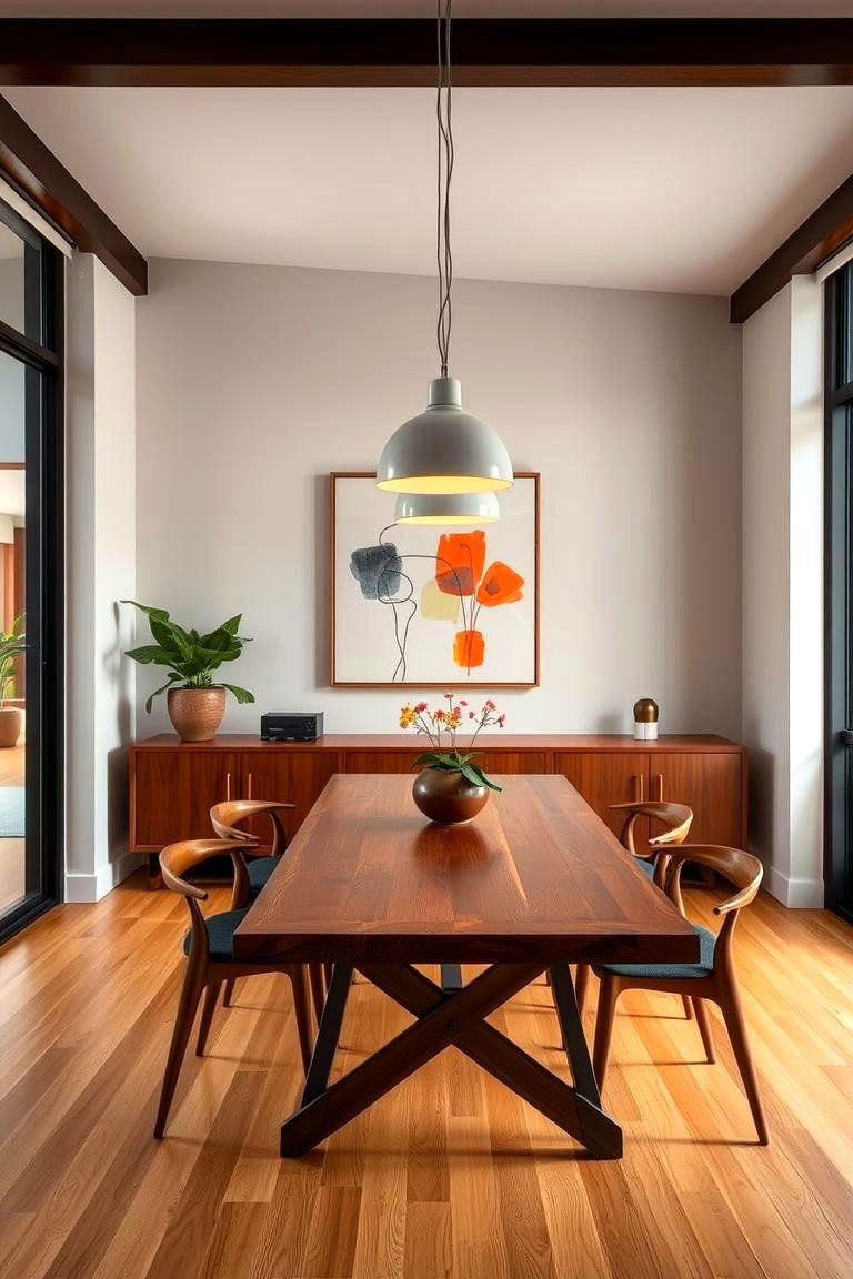 Incorporating Iconic Mid Century Chairs - 24 Mid-century Modern Dining Rooms