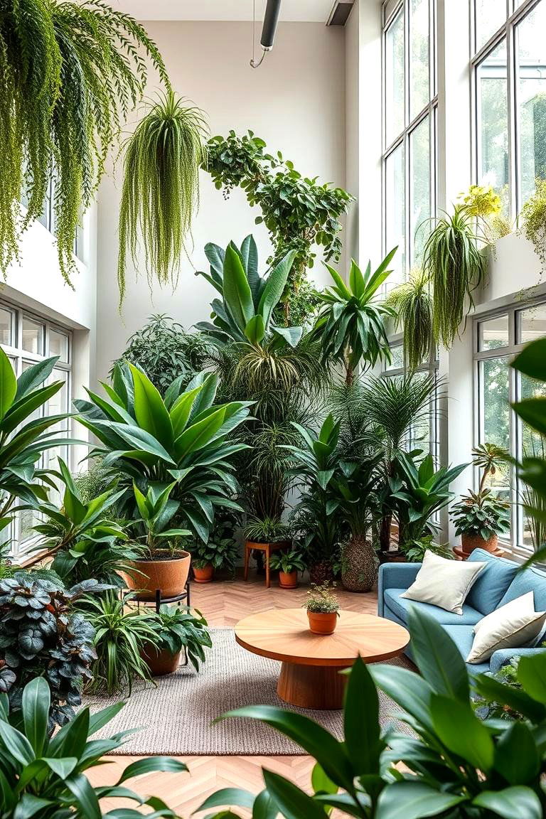 Incorporating Indoor Greenery - 24 Great Room Ideas