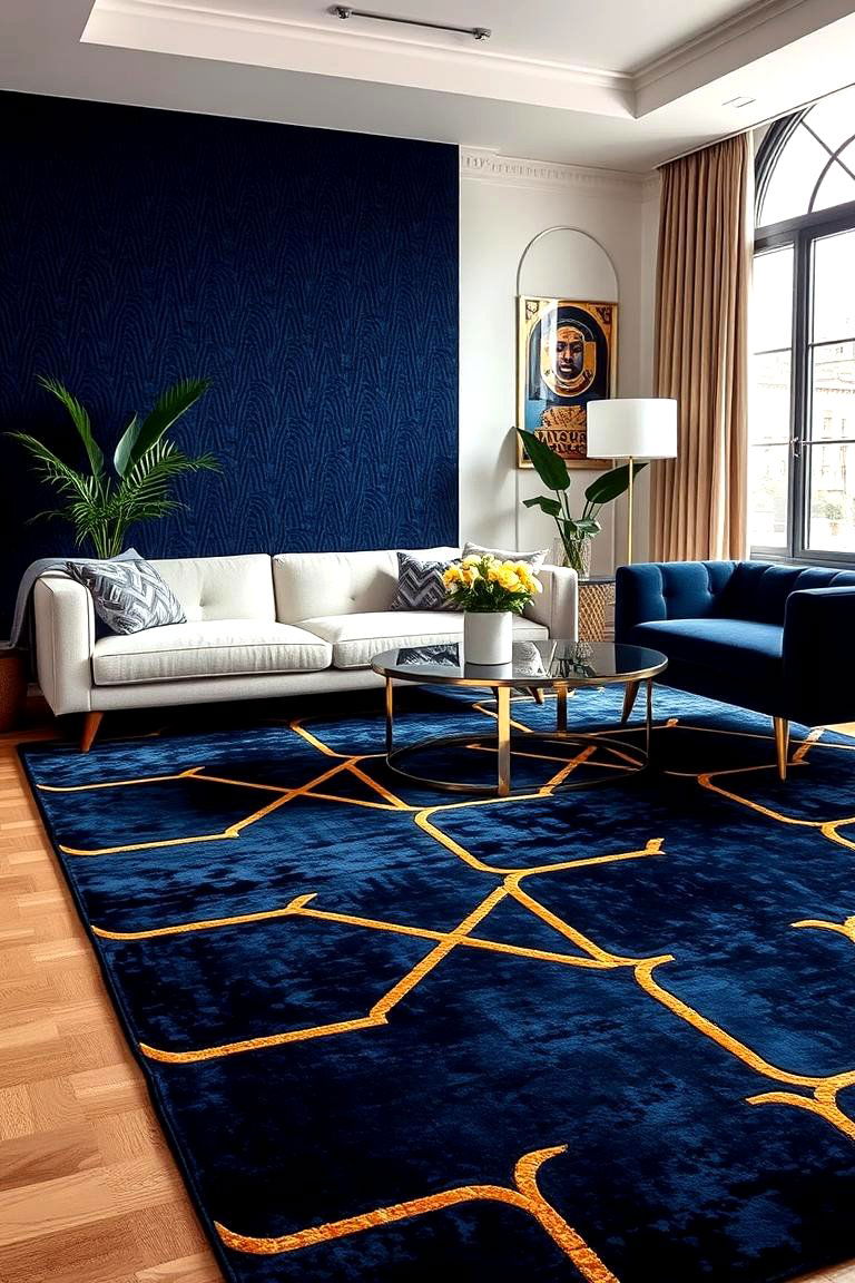 Incorporating Lacquered Furniture - 24 Art Deco Living Room Ideas