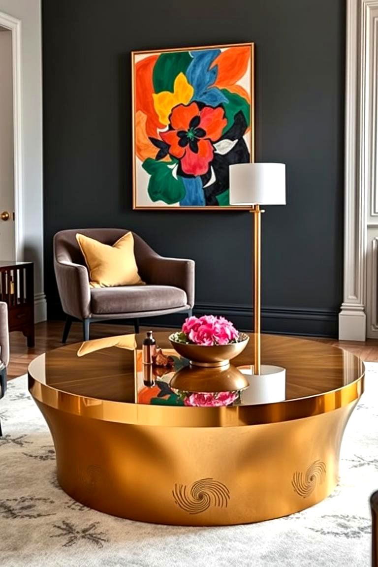 Incorporating Metallic Finishes - 27 1950s Living Room Ideas
