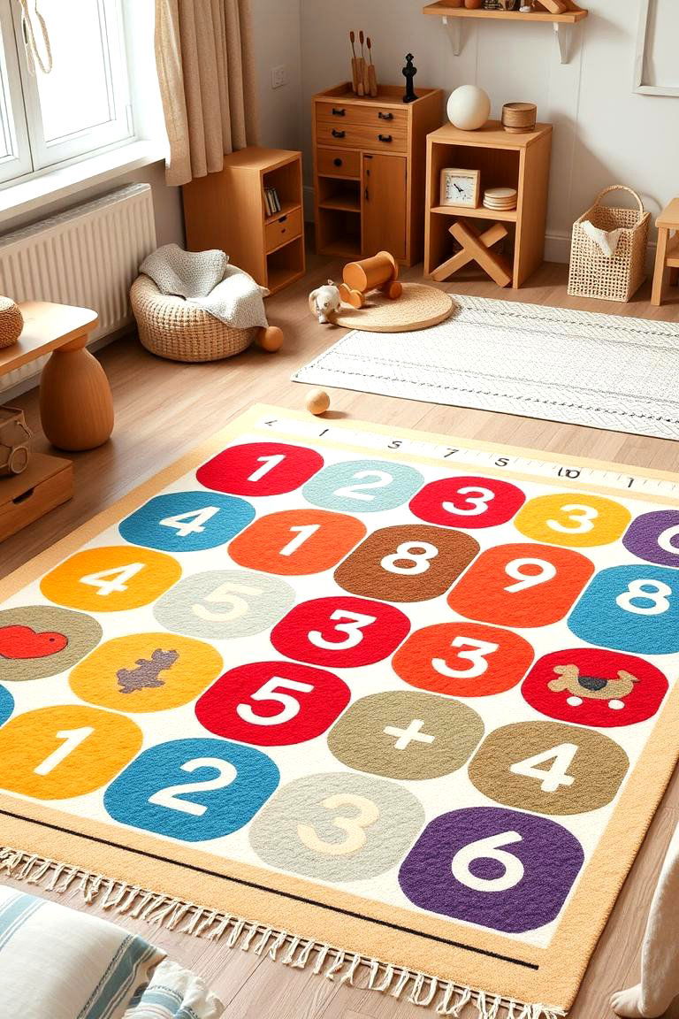 Incorporating Montessori Rugs - 24 montessori nursery ideas