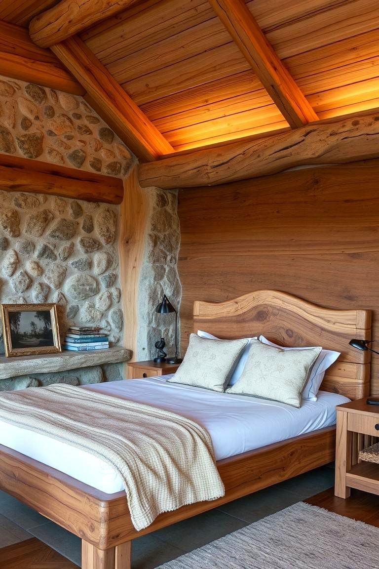 Incorporating Natural Elements - 24 Cozy Bedroom Ideas