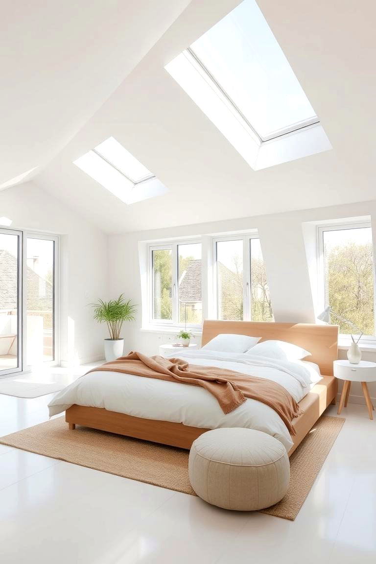 Incorporating Natural Light - 24 Loft Bedroom Ideas